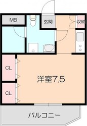 シャインビュー豊中の物件間取画像